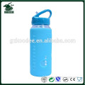 600ml BPA free single wall machine borosilicate heat resistant wholesale sports juice glass water bottle with silicone sleeve